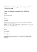 NR 224 Fundamentals of Nursing Exam 7 Practice Questions 2026&NewLine;&vert;Chamberlain College