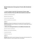 NR 224 Fundamentals of Nursing Exam 8 Practice 2026 &vert;Chamberlain&NewLine;College