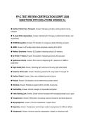 FP-C TEST REVIEW CERTIFICATION SCRIPT 2026&NewLine;QUESTIONS WITH SOLUTIONS GRADED A&plus;