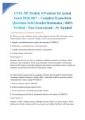 CNSL 503 Module 4 Problem Set Actual Exam 2026&sol;2027 &ndash; Complete Exam-Style Questions with Detailed Rationales &vert; 100&percnt; Verified &ndash; Pass Guaranteed &ndash; A&plus; Graded&NewLine;&NewLine;