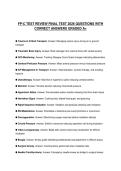 FP-C TEST REVIEW FINAL TEST 2026 QUESTIONS WITH&NewLine;CORRECT ANSWERS GRADED A&plus;
