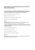 NR 224 Fundamentals of Nursing Final Exam Version 3 Practice Set&NewLine;2026 &vert;Chamberlain College