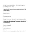 NR 226 &vert; Adult Health I &vert; Diabetes & Endocrine Disorders Practice&NewLine;Pack 2026 &vert;Chamberlain College