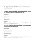 NR 226 &vert; Adult Health I &vert; Final Exam Version 3 Practice Questions&NewLine;2026 &vert;Chamberlain