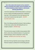 MDC 4 FINAL EXAM LATEST 2026-2027 ACTUAL EXAM WITH &NewLine;COMPLETE QUESTIONS AND CORRECT DETAILED ANSWERS &lpar;100&percnt; &NewLine;VERIFIED ANSWERS&rpar; &vert;ALREADY GRADED A&plus;&vert; &vert;&vert;PROFESSOR &NewLine;VERIFIED&vert;&vert; &vert;&vert;BRANDNEW&excl;&excl;&excl;&vert;&vert;