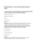 NR 226 Adult Health I - Exam 5 Study Guide 2026 &vert;Chamberlain&NewLine;College