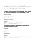 NR 226 Adult Health I - Week 2 Study Guide &lpar;Fluid&comma; Electrolytes&comma; Acid-&NewLine;Base&comma; and Perioperative&rpar; 2026 &vert;Chamberlain College