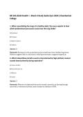NR 226 Adult Health I - Week 4 Study Guide Quiz 2026 &vert;Chamberlain&NewLine;College