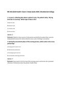NR 226 Adult Health I Exam 1 Study Guide 2026 &vert;Chamberlain College
