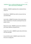 Equilibrium&comma; Forces&comma; and Materials Questions and Answers with 100&percnt; Verified Solutions UPDATED&excl;&excl;&excl;&period;