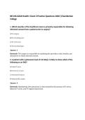 NR 226 Adult Health I Exam 3 Practice Questions 2026 &vert;Chamberlain&NewLine;College