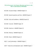 PE Civil Structural - Code Chapters Questions and Answers with 100&percnt; Verified Solutions UPDATED&excl;&excl;&excl;&period;