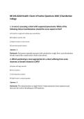NR 226 Adult Health I Exam 4 Practice Questions 2026 &vert;Chamberlain&NewLine;College