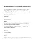 NR 226 Adult Health I Exam 4 Study Guide 2026 &vert;Chamberlain College
