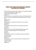 NORAC STUDY GUIDE 2026 UPDATE WITH COMPLETE SOLUTIONS 100&percnt; VERIFIED&excl;&excl;