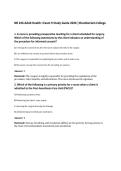 NR 226 Adult Health I Exam 9 Study Guide 2026 &vert;Chamberlain College