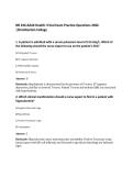 NR 226 Adult Health I Final Exam Practice Questions 2026&NewLine;&vert;Chamberlain College