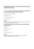 NR 226 Adult Health I Week 10 - Musculoskeletal and Trauma Nursing&NewLine;2026 &vert;Chamberlain College