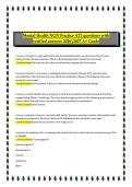 Mental Health NGN Practice ATI 2026&sol;2027 &ndash; Questions with Verified Answers for A&plus; Grade