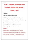 CONS 127 MIDTERM WITH 200&plus; REAL QUESTIONS & ANSWERS &ndash; UBC REMOTE SENSING STUDY GUIDE