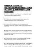 LPI LINUX ESSENTIALS&NewLine;CERTIFICATION 2026 STUDY GUIDE&NewLine;PRACTICE QUESTIONS DETAILED&NewLine;SOLUTIONS&NewLine;