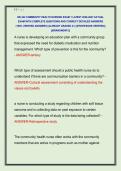 NR 442 COMMUNITY HEALTH NURSING EXAM 1 LATEST 2026-2027 ACTUAL &NewLine;EXAM WITH COMPLETE QUESTIONS AND CORRECT DETAILED ANSWERS &NewLine;&lpar;100&percnt; VERIFIED ANSWERS&rpar; &vert;ALREADY GRADED A&plus;&vert; &vert;&vert;PROFESSOR VERIFIED&vert;&vert; &NewLine;&vert;&vert;BRANDNEW&excl;&excl;&excl;&vert;&vert;