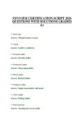 FSVO IFSI CERTIFICATION SCRIPT 2026&NewLine;QUESTIONS WITH SOLUTIONS GRADED&NewLine;A&plus;