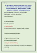NR 442 COMMUNITY HEALTH NURSING FINAL LATEST 2026-2027 &NewLine;ACTUAL EXAM WITH COMPLETE QUESTIONS AND CORRECT &NewLine;DETAILED ANSWERS &lpar;100&percnt; VERIFIED ANSWERS&rpar; &vert;ALREADY &NewLine;GRADED A&plus;&vert; &vert;&vert;PROFESSOR VERIFIED&vert;&vert; &vert;&vert;BRANDNEW&excl;&excl;&excl;&vert;&vert; 