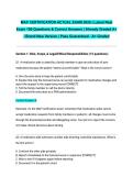 MAP CERTIFICATION ACTUAL EXAM 2026 &vert; Latest Real Exam 100 Questions & Correct Answers &vert; Already Graded A&plus; &vert; Brand New Version &vert; Pass Guaranteed - A&plus; Graded&NewLine;&NewLine;