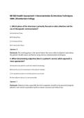 NR 302 Health Assessment I&colon; Documentation & Interview Techniques&NewLine;2026 &vert;Chamberlain College
