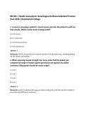 NR 305 &vert; Health Assessment&colon; Neurological & Musculoskeletal Practice&NewLine;Pack 2026 &vert;Chamberlain College
