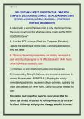NSG 320 EXAM 4 LATEST 2026-2027 ACTUAL EXAM WITH &NewLine;COMPLETE QUESTIONS AND CORRECT DETAILED ANSWERS &lpar;100&percnt; &NewLine;VERIFIED ANSWERS&rpar; &vert;ALREADY GRADED A&plus;&vert; &vert;&vert;PROFESSOR &NewLine;VERIFIED&vert;&vert; &vert;&vert;BRANDNEW&excl;&excl;&excl;&vert;&vert; 