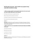 NR 305 Health Assessment - Week 4 HEENT and Lymphatics Study&NewLine;Guide 2026 &vert;Chamberlain College