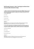 NR 305 Health Assessment - Week 7&colon; Neurological and Mental Status&NewLine;Assessment 2026 &vert;Chamberlain College