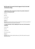 NR 305 Health Assessment & Clinical Judgment Practice Pack 2026&NewLine;&vert;Chamberlain College