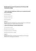 NR 305 Health Assessment Comprehensive Final Review 2026&NewLine;&vert;Chamberlain College