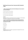 NR 305 Health Assessment Exam 3 Study Guide 2026 &vert;Chamberlain&NewLine;College