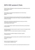D570&colon; EOC quizzes & Tests 2026&sol;2027 Questions And Correct  Detailed  Answers With Rationales 