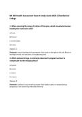 NR 305 Health Assessment Exam 4 Study Guide 2026 &vert;Chamberlain&NewLine;College