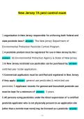New Jersey Category 7A Pest Control Exam Questions with Correct Answers 2026 A&plus;&NewLine;