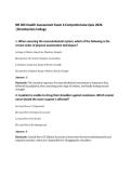 NR 305 Health Assessment Exam 6 Comprehensive Quiz 2026&NewLine;&vert;Chamberlain College