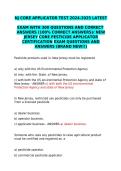 NJ Core Pesticide Applicator Exam Questions & Answers 2026-2027 &lpar;300 Q&A&rpar; A&plus;