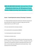 NRNP 6552 MIDTERM EXAM 2026 &vert; Advanced Nurse Practice in Reproductive Health Care &vert; All 100 Questions & Correct Answers &vert; Walden University &vert; Pass Guaranteed - A&plus; Graded&NewLine;&NewLine;