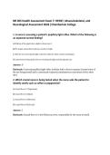 NR 305 Health Assessment Exam 7&colon; HEENT&comma; Musculoskeletal&comma; and&NewLine;Neurological Assessment 2026 &vert;Chamberlain College