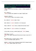 HBO CHT Exam Questions with 100&percnt; Correct Answers
