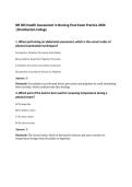 NR 305 Health Assessment in Nursing Final Exam Practice 2026&NewLine;&vert;Chamberlain College