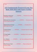 Test Bank ATI Fundamentals Proctored Exam 2020-2026 &vert; Expert Verified Questions & Answers for Pass Success