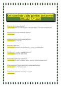 OB HESI Study Guide&NewLine;2026&sol;2027 A&plus; Grade Practice Questions & Answers