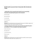 NR 305 Health Assessment Week 2 Study Guide 2026 &vert;Chamberlain&NewLine;College