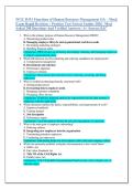 WGU D351 Functions of Human Resource Management OA &ndash; Mock &NewLine;Exam Rapid Revision &plus; Practice Test Newest Update 2026 &vert; Most &NewLine;Asked 200 Questions And Verified Answers &vert; A&plus; Success Kit&rdquo;